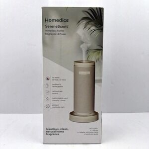 Homedics SereneScent Natural Waterless Home Fragrance Aroma Diffuser ARMH-680GY